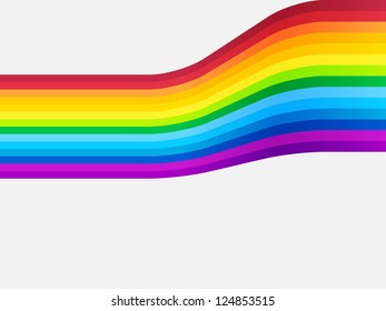rainbow curve background