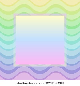 Regenbogen-süßes Design, Vektorgrafik-Poster, Babyhintergrund