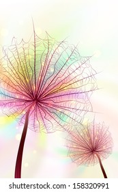 Rainbow Dandelions