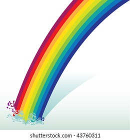 rainbow decorative illustration