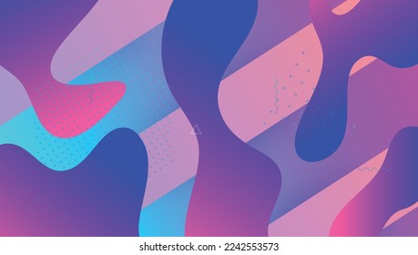 Rainbow Design. Art Landing Page. Neon Journal. Plastic Page. Blue Mobile Layout. Abstract Banner. Cool Fluid Cover. Multicolor Geometry. Violet Rainbow Design