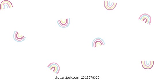 Rainbow Design For Seamlessly repeatable pattern, background Textile Design
