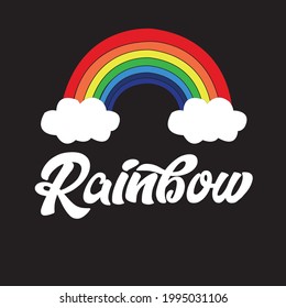Rainbow design tshirt,Modern style tshirt