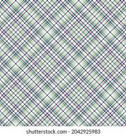 Rainbow Diagonal Plaid Tartan textured Seamless pattern design suitable for fashion textiles and graphics