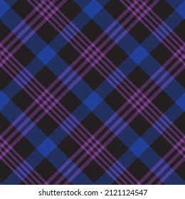 Rainbow Diagonal Plaid Tartan textured Seamless pattern design suitable for fashion textiles and graphics