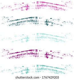 Rainbow Different Brush Strokes Collection. Vector Brushes Collection For Your Brush Tool In Adobe Illustrator. Watercolor Hand Drawn Strokes. Hand Drown Paint Strokes Graffiti Artwork. For Textile.