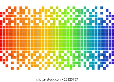 Rainbow digital background