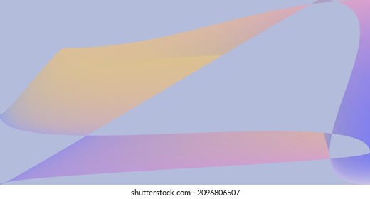 Rainbow Digital Multicolor Futuristic Office Background. Purple Modern Smooth Dynamic Smooth Surface. Minimal Color Fluid Violet Lavender Gradient Mesh. Pastel Dark Layers Shape Illustration.