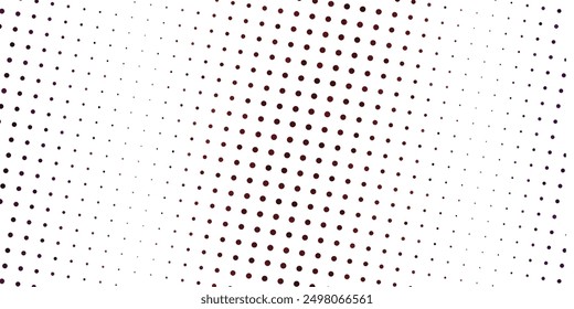 Rainbow dots border on white background vector illustration