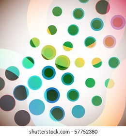 rainbow dotted abstract background