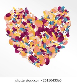 Rainbow Dust Abstract Grey Background. Unicorn Vector Confetti Illustration. Festival Card. Colored Flying Banner.