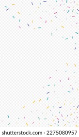Rainbow Dust Top Vector Transparent Background. Independence Round Backdrop. Carnival Dot Design. Color Circle Transparent Illustration.