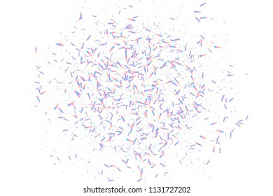 Rainbow effect holographic background. Iridiscent neon glitter. Blue, pink, mint vector foil. Crystal abstract particles. Sparkle gradient boxes. Trendy hologram texture. Mesh kaleidoscope metal print