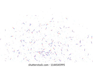 Rainbow effect holographic background. Iridiscent neon glitter. Blue, pink, mint vector foil. Crystal abstract particles. Sparkle gradient boxes. Trendy hologram texture. Mesh kaleidoscope metal print