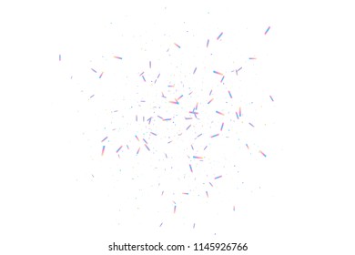 Rainbow effect holographic background. Iridiscent neon glitter. Blue, pink, mint vector foil. Crystal abstract particles. Sparkle gradient boxes. Trendy hologram texture. Mesh kaleidoscope metal print