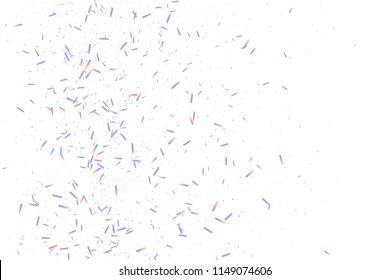 Rainbow effect holographic background. Iridiscent neon glitter. Blue, pink, mint vector foil. Crystal abstract particles. Sparkle gradient boxes. Trendy hologram texture. Mesh kaleidoscope metal print