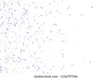 Rainbow effect holographic background. Iridiscent neon glitter. Blue, pink, mint vector foil. Crystal abstract particles. Sparkle gradient boxes. Trendy hologram texture. Mesh kaleidoscope metal print