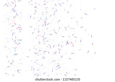 Rainbow effect holographic background. Iridiscent neon glitter. Blue, pink, mint vector foil. Crystal abstract particles. Sparkle gradient boxes. Trendy hologram texture. Mesh kaleidoscope metal print