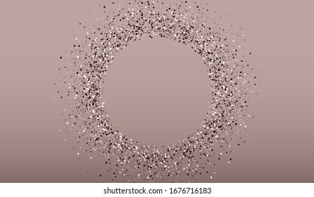 Rainbow Effect Round Backdrop. Color Fun Polka Wallpaper. Happy Circle Invitation. White Shine Festival Texture.