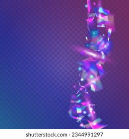 Efecto arco iris. Surreal Foil. Textura Cristal. Arte Webpunk. Carnaval Glare. Desenfoque Multicolor Serpentina. Violet Retro Sparkles. Diseño láser. Efecto arco iris rosa