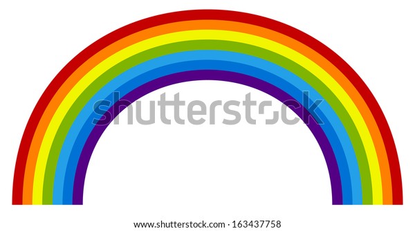 虹のエレメント のベクター画像素材 ロイヤリティフリー