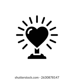 Rainbow Exiting Heart Icon for Joy and Emotional Release