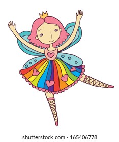 rainbow fairy princess