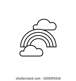 Rainbow, fairy tale icon. Element of fairy Tale icon