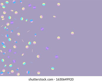 Rainbow FallingFestive Dust Pattern. Round Background. Rain Christmas Invitation. Color Top Pattern.
