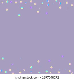 Rainbow Festival Shine Card. Confetti Invitation. Splash Effect Design. Rainbow Celebrate Postcard.