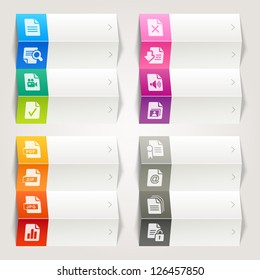 Rainbow - File format icons / Navigation template