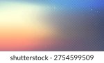 Rainbow film leak effect on transparent bg with noise, grain, scratches. Sunset color gradient camera with photo light, iridescent prism and flare overlay, vector illustration.