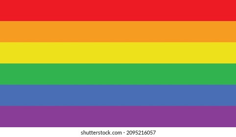 Rainbow flag Full page LGBT flying flag