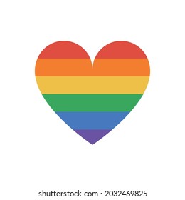 Símbolo de homosexualidad con bandera arcoiris. Gráficos vectoriales