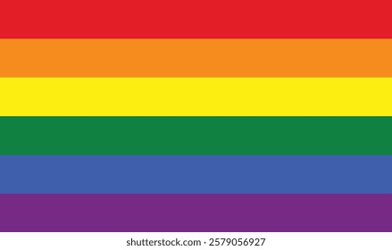 Rainbow flag of the LGBT community