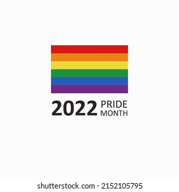 Rainbow flag. LGBT symbol. Pride month design concept. Vector illustration