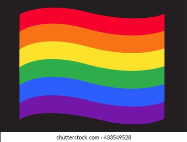 Rainbow Flag Lgbt Symbol Vector Eps10 Stock Vector (Royalty Free ...