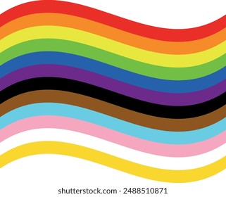 rainbow flag, logotype, geometric, abstract, rainbow, colors, everyone, community, together, flag, stripes,