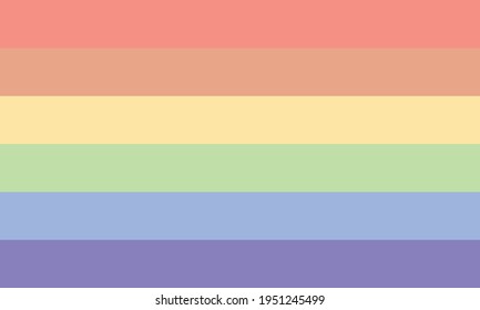 gay pride colors pastel