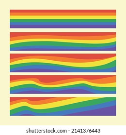Rainbow Flag Pride Celebration  Rainbow Washi Tape Set