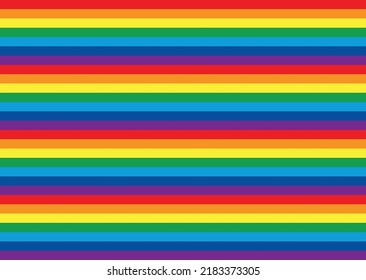 Rainbow flag seamless background, LGBT movement pattern
