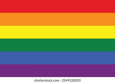 Rainbow flat background vector design illustration