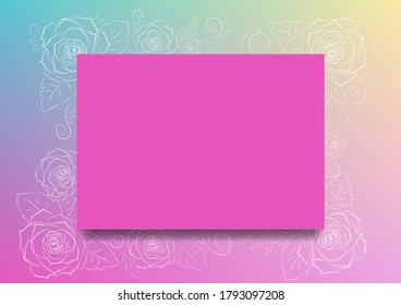 Rainbow Flower background. good for your desain
