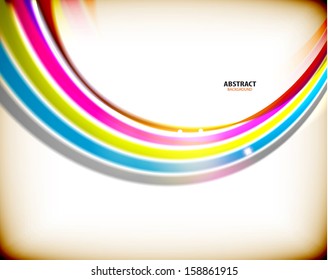 Rainbow flowing swirl colorful abstract background for technology or business