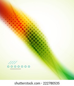 Rainbow flowing wave, abstract background for web