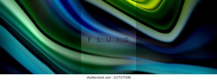 Formas abstractas del fluido arcoiris, diseño de colores líquidos, fondo de textura ondulada de mármol colorido o plástico, plantilla multicolor para presentación de negocios o tecnología o diseño de portada web