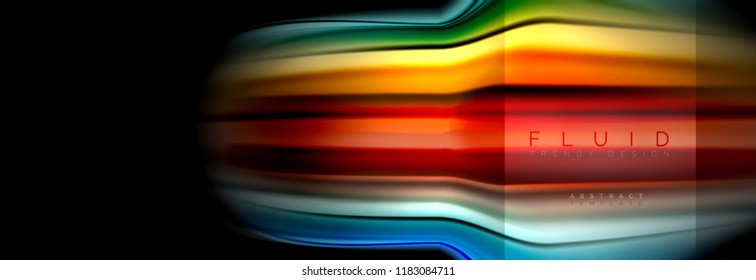 Formas abstractas del fluido arcoiris, diseño de colores líquidos, fondo de textura ondulada de mármol colorido o plástico, plantilla multicolor para presentación de negocios o tecnología o diseño de portada web