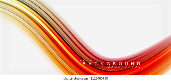 Rainbow fluid abstract swirl shape, twisted liquid colors design, colorful marble or plastic wavy texture background, multicolored template for business or technology presentation or web brochure