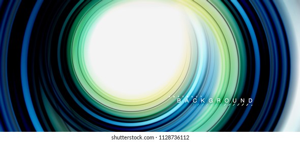 Rainbow fluid abstract swirl shape, twisted liquid colors design, colorful marble or plastic wavy texture background, multicolored template for business or technology presentation or web brochure