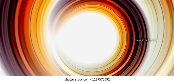 Rainbow fluid abstract swirl shape, twisted liquid colors design, colorful marble or plastic wavy texture background, multicolored template for business or technology presentation or web brochure